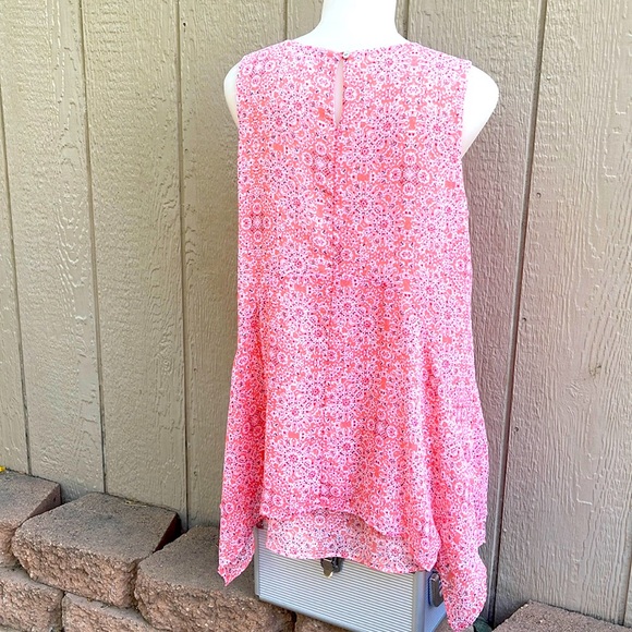 Star Fever Abstract Print Asymmetrical Dress - Picture 4 of 7